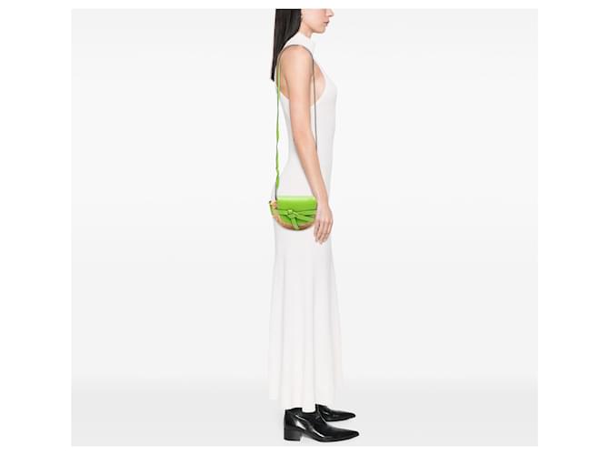 LOEWE Beige Mini Raffia Gate Crossbody - vista 6