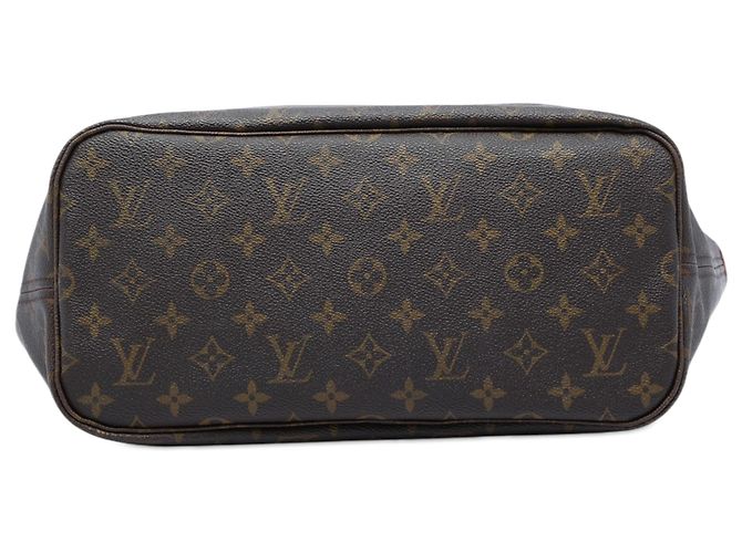 Louis Vuitton Marrone Monogram Neverfull MM - vista 3