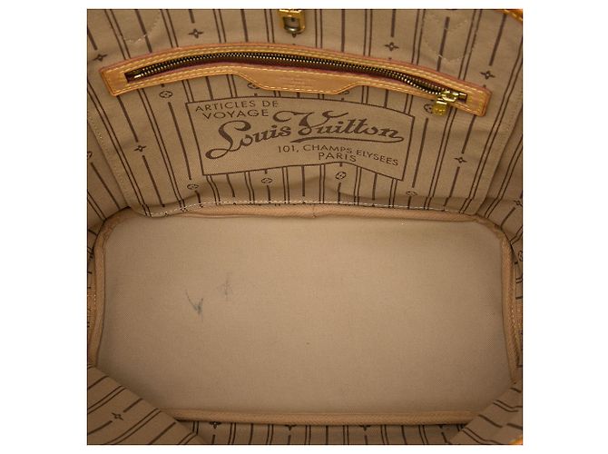 Louis Vuitton Marrone Monogram Neverfull MM - vista 4
