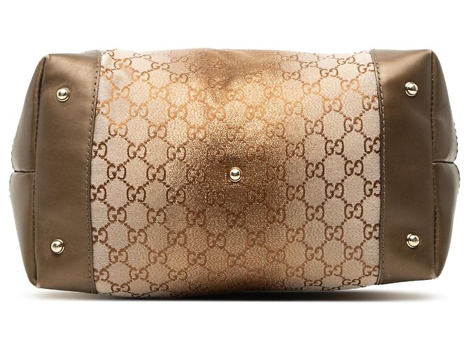 Borsa a Spalla Gucci Brown GG Lurex Heart Bit Marrone Bronzo - vista 3