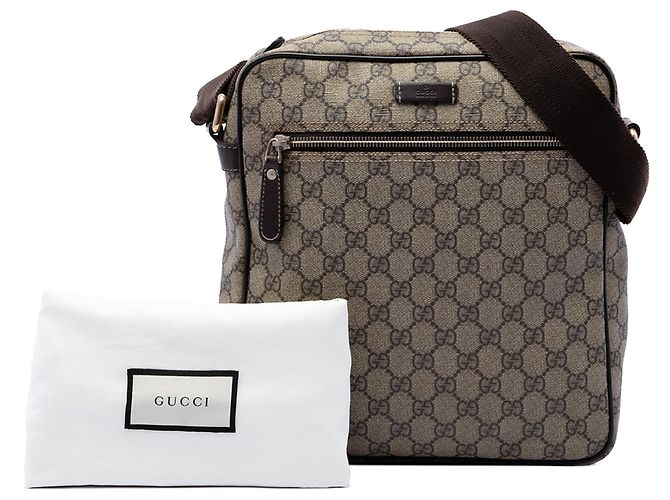 Gucci Beige GG Supreme Crossbody - vista 7