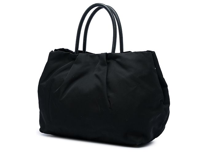 Tote Prada Black Tessuto Fiocco Bow Nero - vista 2