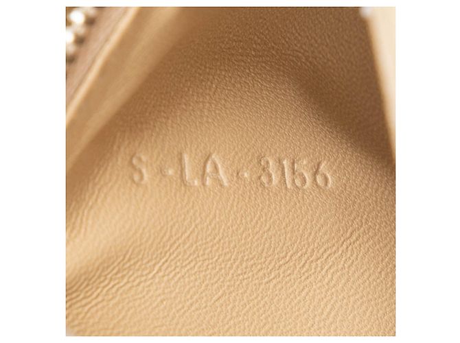 Céline Celine Beige Medium Calfskin Classic Box - vista 6