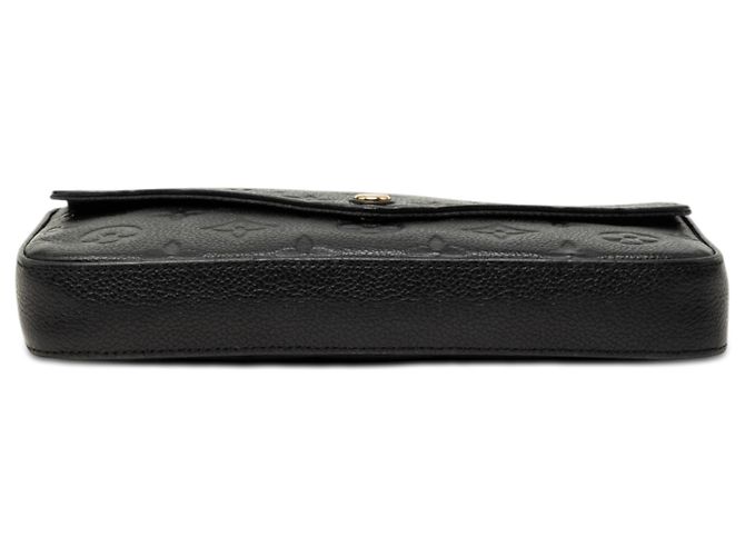 Pochette Félicie Louis Vuitton Pochette Felicie in pelle Monogram Empreinte nera - vista 3
