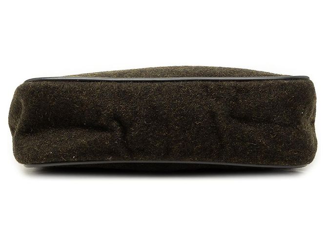 Borsa in lana Prada Brown Sports Line Marrone Cachi - vista 3