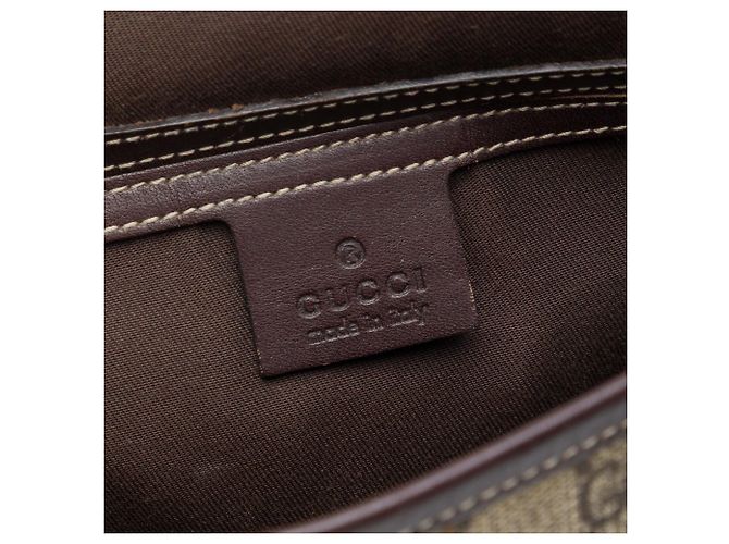 Gucci Beige GG Supreme Crossbody - vista 5