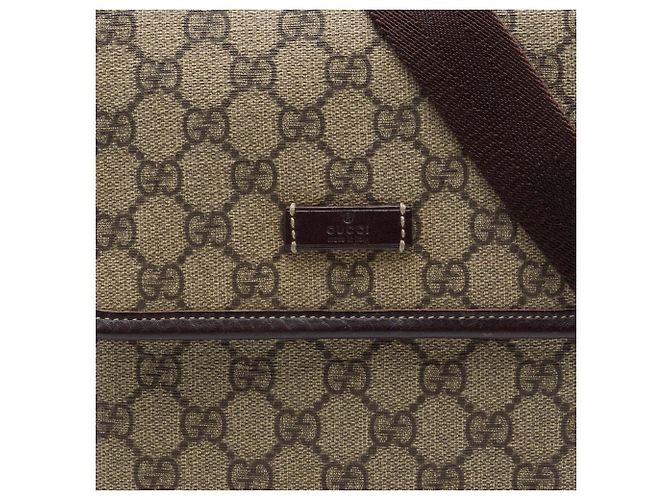 Gucci Beige GG Supreme Crossbody - vista 6