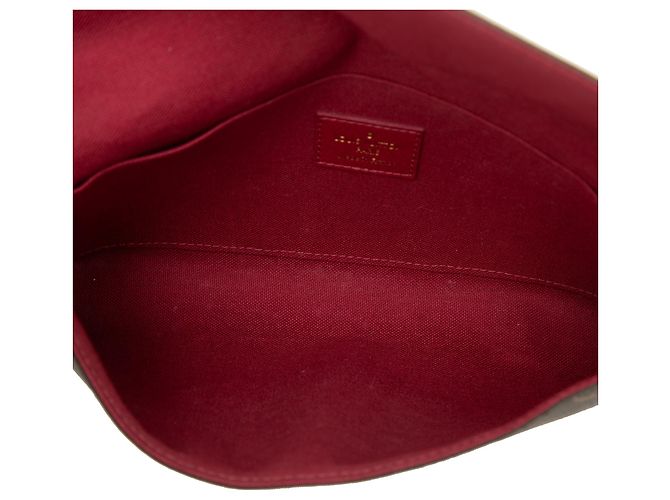 Louis Vuitton Pochette Felicie Marrone Monogram - vista 4