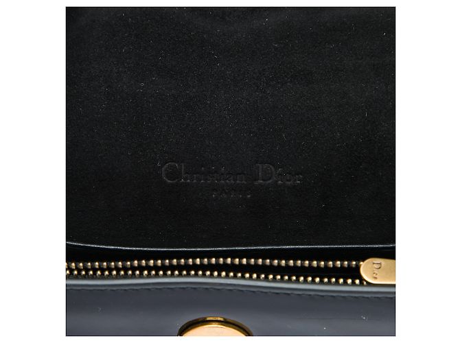 Dior Black Patent Saddle Gürteltasche Schwarz - Ansicht 5