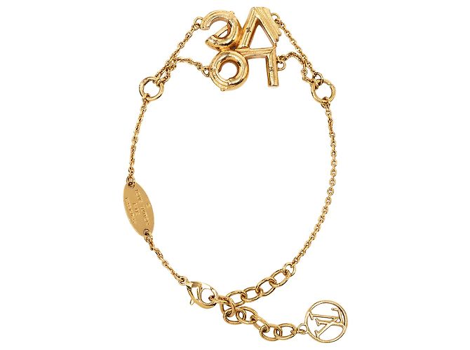 Bracciale Louis Vuitton Gold Gold Plated LV & Me Love D'oro - vista 3