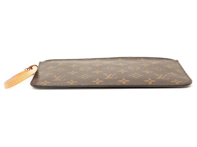 Pochette Louis Vuitton Brown Monogram Neverfull MM Marrone - vista 4
