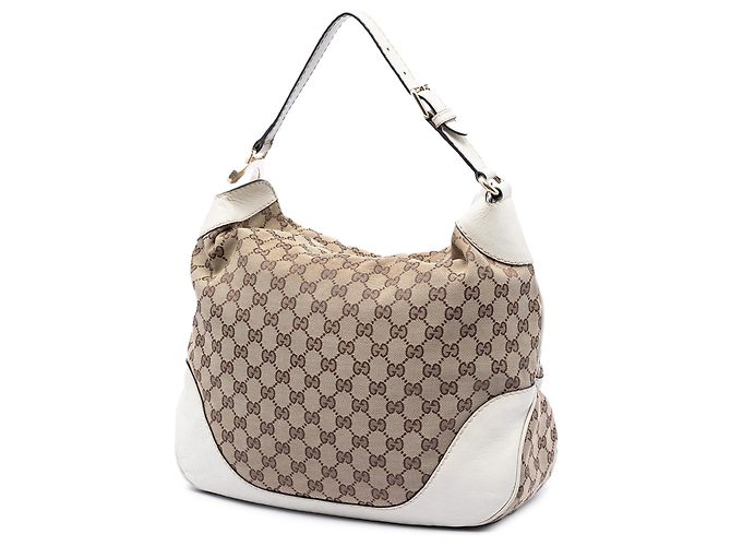 Gucci Beige GG Canvas Charlotte Hobo - Ansicht 2