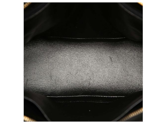 Borsa a tracolla Chanel in agnello trapuntato nero - vista 4