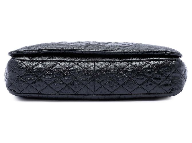 Chanel Black Medium Vinyl Rock and Chain Flap Nero - vista 3