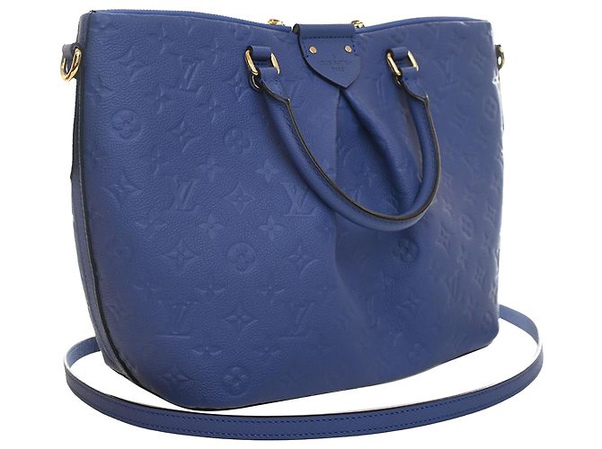 Louis Vuitton Blue Monogram Empreinte Mazarine MM - vista 2