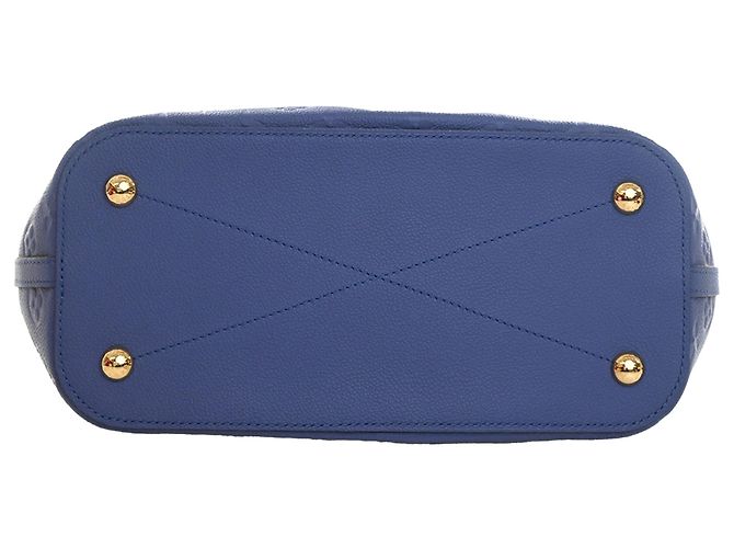 Louis Vuitton Blue Monogram Empreinte Mazarine MM - vista 5