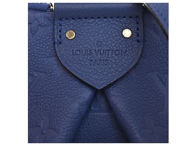 Louis Vuitton Blue Monogram Empreinte Mazarine MM - vista 7