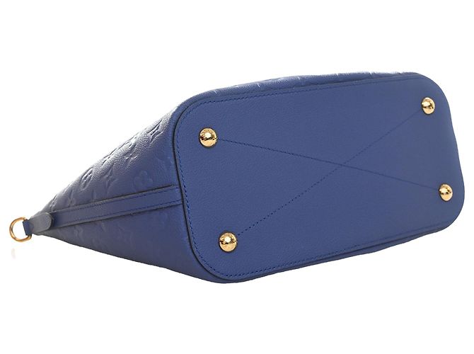 Louis Vuitton Blue Monogram Empreinte Mazarine MM - vista 9
