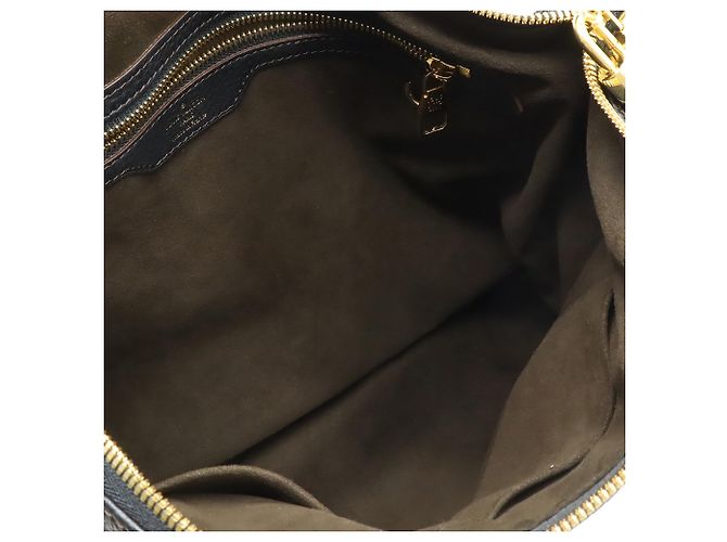 Louis Vuitton Black Monogram Mahina Selene MM Schwarz - Ansicht 3