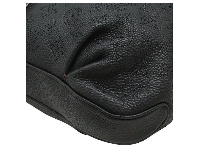 Louis Vuitton Black Monogram Mahina Selene MM Schwarz - Ansicht 4