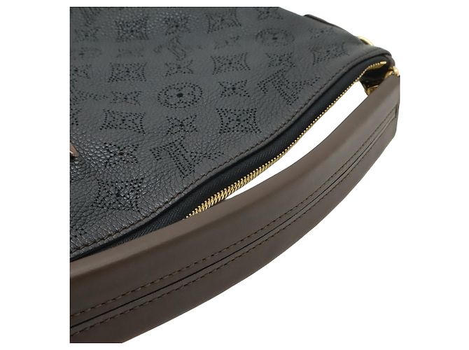 Louis Vuitton Black Monogram Mahina Selene MM Schwarz - Ansicht 5