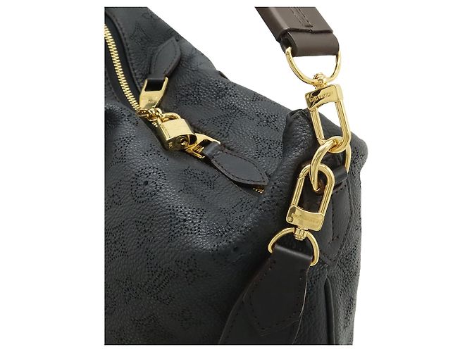 Louis Vuitton Black Monogram Mahina Selene MM Schwarz - Ansicht 6