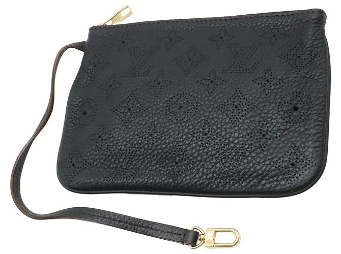 Louis Vuitton Black Monogram Mahina Selene MM Schwarz - Ansicht 9