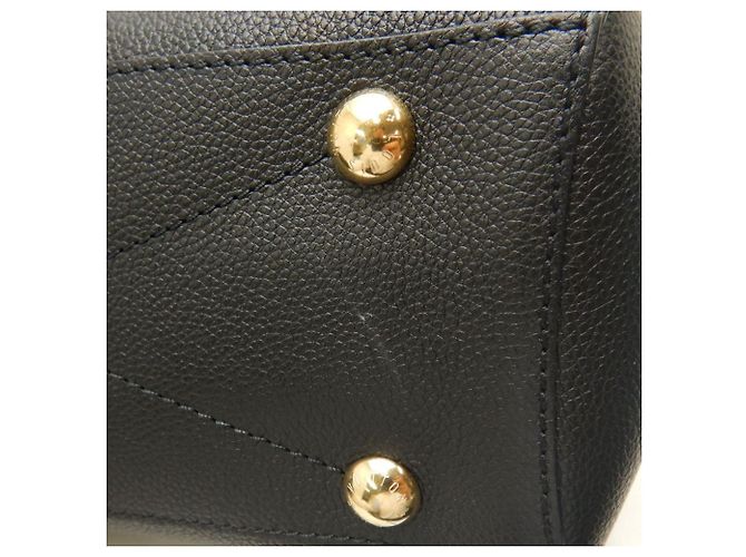 Louis Vuitton Black Bicolor Monogram Empreinte Giant Montaigne BB Nero - vista 10