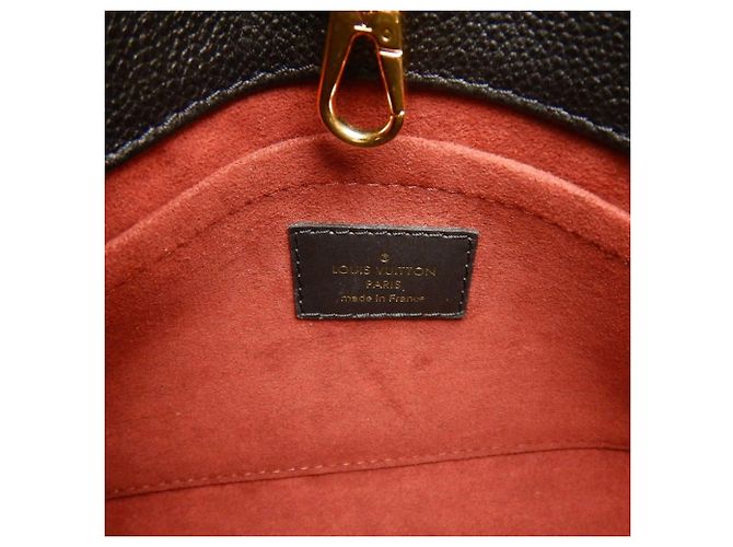 Louis Vuitton Black Bicolor Monogram Empreinte Giant Montaigne BB Nero - vista 8