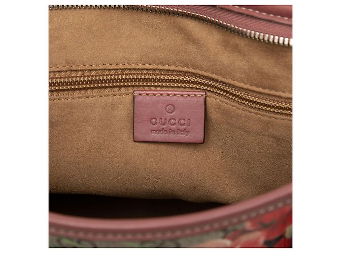 Tote con zip Gucci Beige GG Supreme Blooms - vista 5