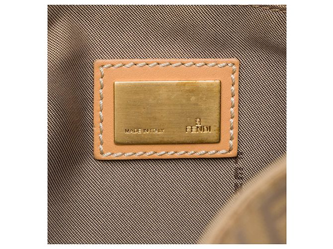 Fendi Beige Zucchino Canvas Shopping Tote - Ansicht 5