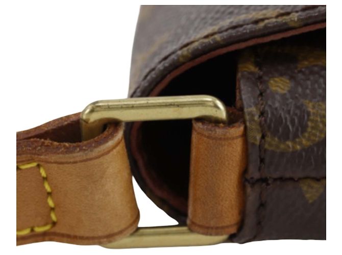 Louis Vuitton Marrone Monogram Musette Tango con Tracolla Corta - vista 16