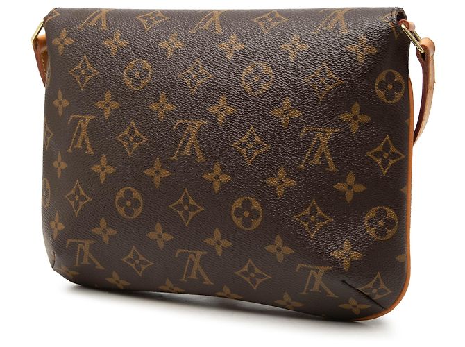 Louis Vuitton Marrone Monogram Musette Tango con tracolla corta - vista 2