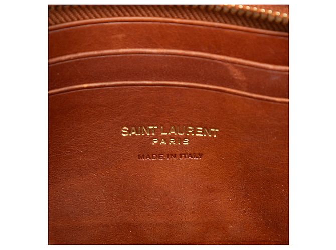 Borsa Tote Saint Laurent Downtown Monogram in Raffia Beige Toy - vista 5