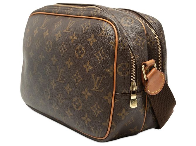 Louis Vuitton Marrón Monogram Reporter PM Castaño - vista 2