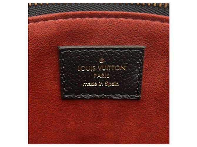 Louis Vuitton Black Monogram Empreinte Giant Petit Palais Nero - vista 11