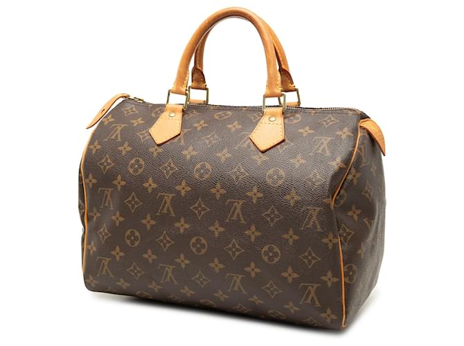 Louis Vuitton Marrone Monogram Speedy 30 - vista 2