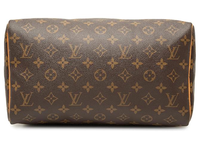 Louis Vuitton Marrone Monogram Speedy 30 - vista 3