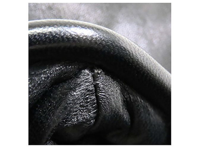 Clutch Timeless Kisslock in agnello trapuntato nero Chanel - vista 13