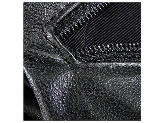 Clutch Timeless Kisslock in agnello trapuntato nero Chanel - vista 14