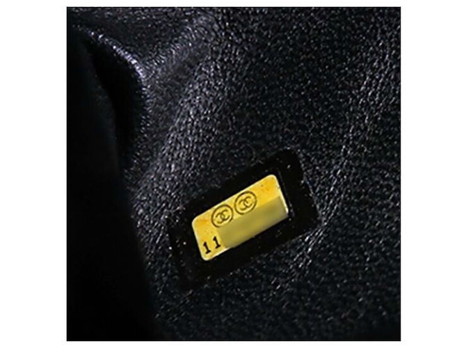 Clutch Timeless Kisslock in agnello trapuntato nero Chanel - vista 6