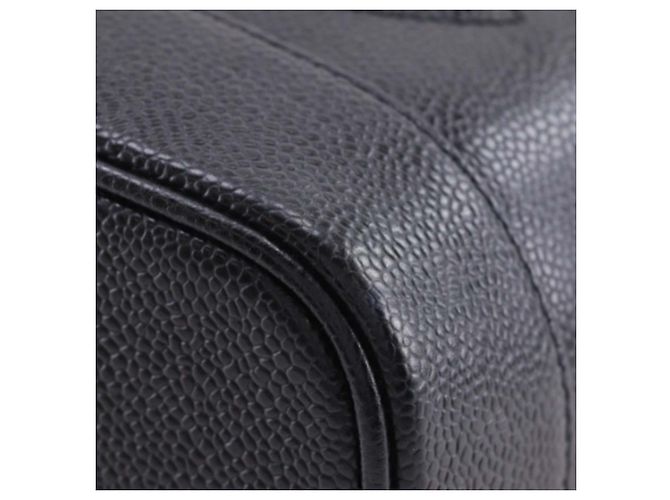 Vanity Beauty case Chanel Black CC Caviar Nero - vista 16