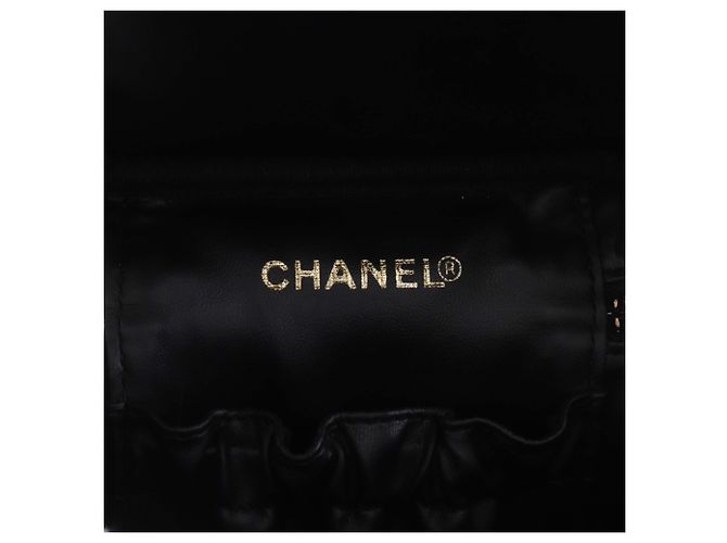 Vanity Beauty case Chanel Black CC Caviar Nero - vista 6