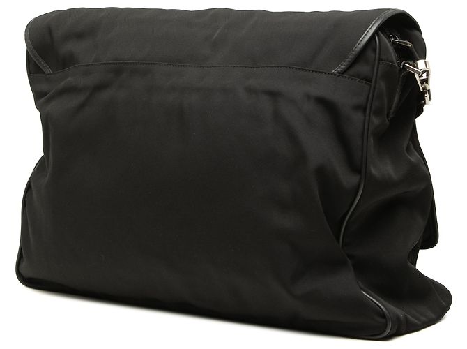 Borsa a tracolla Gucci in nylon nero - vista 2