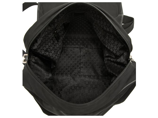 Borsa a tracolla Gucci in nylon nero - vista 4