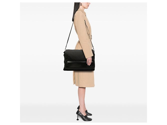 Borsa a tracolla Gucci in nylon nero - vista 6