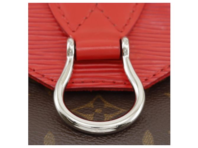 Louis Vuitton Marrone Monogram Epi Saint Michel - vista 10