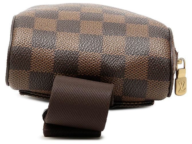 Louis Vuitton Marrón Damier Ebene Geronimos Castaño - vista 3
