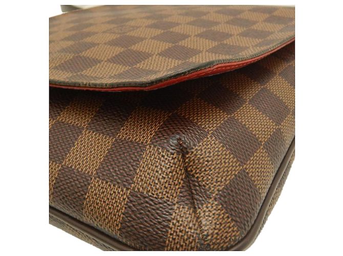 Louis Vuitton Marrone Damier Ebene Musette Salsa Long Strap - vista 11