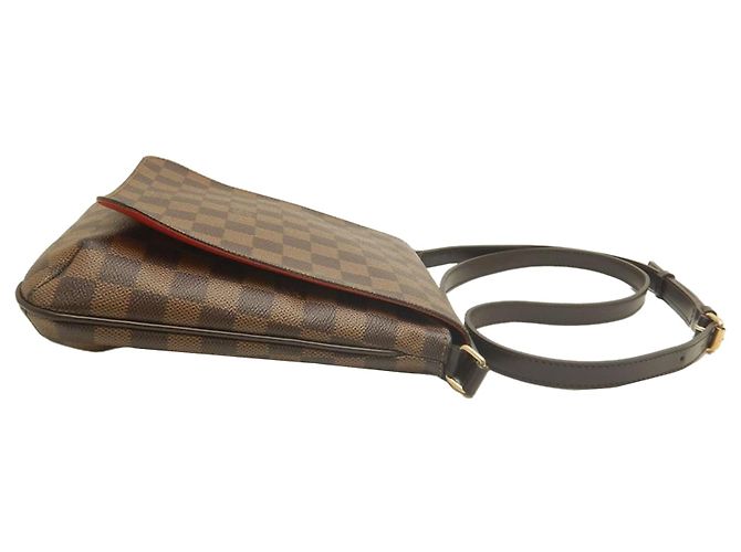 Louis Vuitton Marrone Damier Ebene Musette Salsa Long Strap - vista 19
